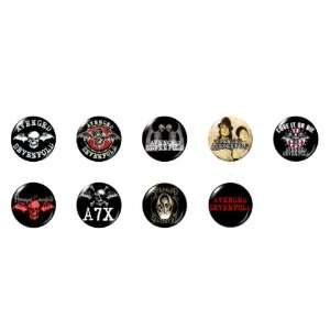  Avenged Sevenfold 1 Button / Pin / Badge Set Everything 