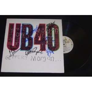  UB40 Geffery Morgan   Hand Signed Autographed Lp Record 