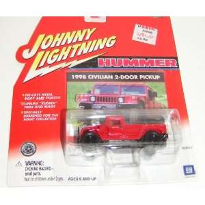  Johnny Lightning Hummer 1998 Civilian 2 Door Pickup Toys & Games