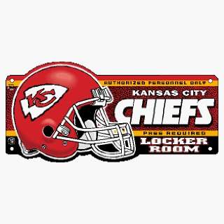    NFL Kansas City Chiefs Locker Room Sign *SALE*: Sports & Outdoors
