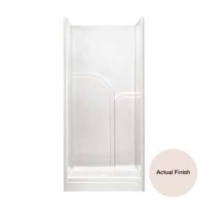 Aqua Glass 36 1/4 x 37 7/8 x 77 1/2 Medium White Gelcoat Fiberglass 