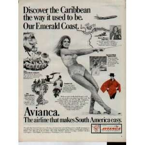   Emerald Coast.  1968 Avianca Airlines AD, A1463 
