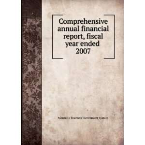  Comprehensive annual financial report, fiscal year ended 
