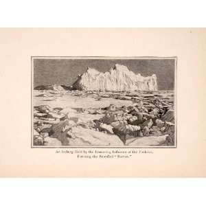   Ice Barrier Landscape Antarctica Scenery Ocean   Original Halftone