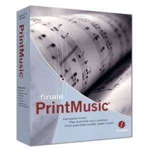  Finale PrintMusic 2007 Win/Mac Software