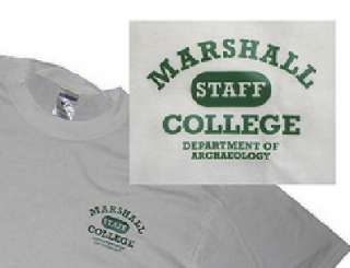 Indiana Jones Marshall College Dept Archaeology T Shirt  