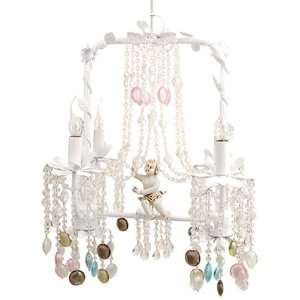  Empress Arts Angel Multicolored and Ivory Chandelier Baby