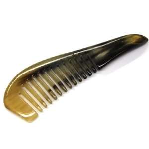    Natural Hand Carved Traditional Oriental Ox Horn Comb: Beauty