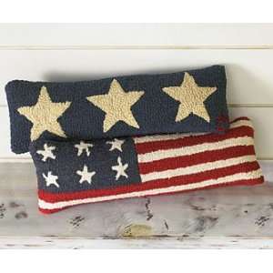  Americana Stars & Strips Bolster Pillow