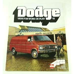  1978 78 DODGE VAN BROCHURE B100 B300 B200: Everything Else