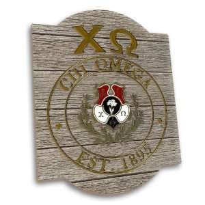  Chi Omega Traditional Sign Patio, Lawn & Garden