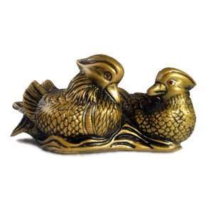Bronze look Mandarin Ducks   4 feng shui animals for romance and love 