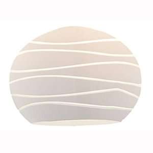  Sphere Etched Glass Shade   White