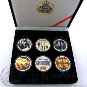 BACKSTREET BOYS PHOTO PRINTED COIN 6 COIN SET SZP145