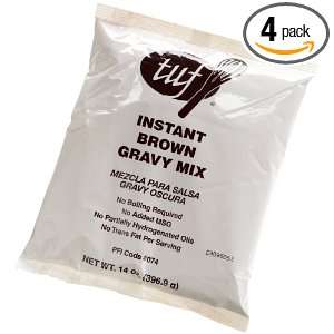 Tuff Instant Brown Gravy Mix, 14 Ounce Packages (Pack of 4)  