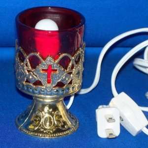    Electric VOTIVE Candle Holder Stand   cross: Everything Else