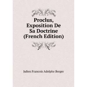   De Sa Doctrine (French Edition) Julien Francois Adolphe Berger Books