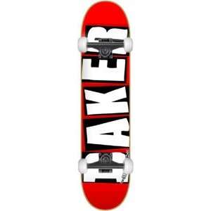  Baker Brand Logo White Complete Skateboard   8.19 w 