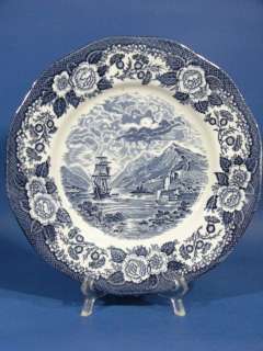 d237: LOCH OICH of SCOTLAND on Wedgwood Plate TUNSTALL  