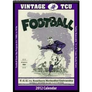  Vintage TCU Football 2012 Wall Calendar