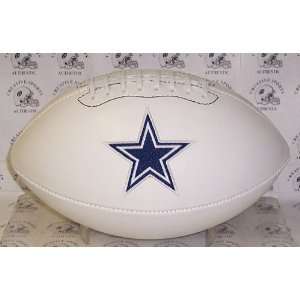  Autographed Troy Aikman Ball     Full Size Logo Sports 