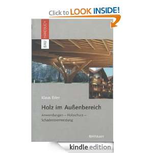 Holz im Außenbereich: Anwendungen, Holzschutz, Schadensvermeidung 