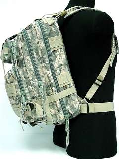 Level 3 Molle Assault Backpack Bag Digital ACU Camo  