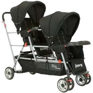  Big Caboose Stand On Triple Stroller   Black Baby