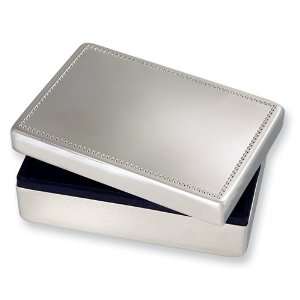  Silver plated Rectangular Trinket Box: Jewelry