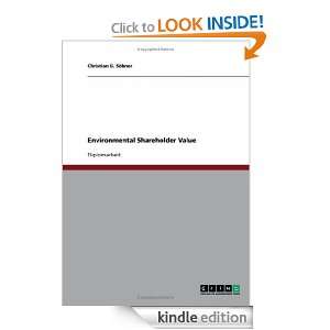 Environmental Shareholder Value (German Edition) Christian G. Söhner 