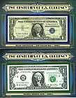 1957 Silver Certificate & 2006 Federal Reserve Note Set   USA America 