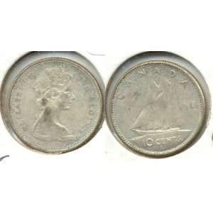 1965 Canada Silver Dime 