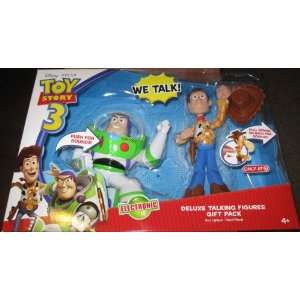   Story 3   Buzz & Woody Deluxe Talking Figures Gift Pack Toys & Games
