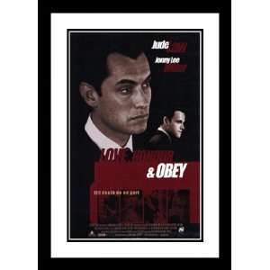   Obey 32x45 Framed and Double Matted Movie Poster   A