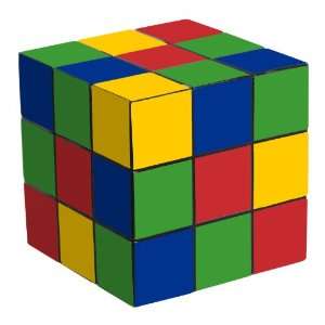  Rubiks Cube 80s Stress Ball: Toys & Games