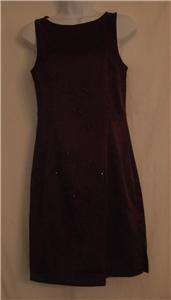 My Michelle womans aubergine dress w/sparkles sz 9/10  