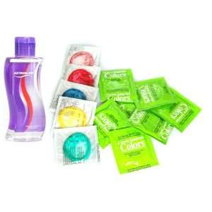  Beyond Seven Assorted Colors Latex Condoms Lubricated 72 