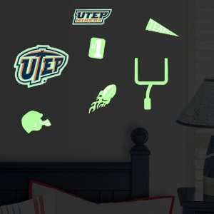  NCAA UTEP Miners Lil Buddy Team Glow Sticker Kit: Home 