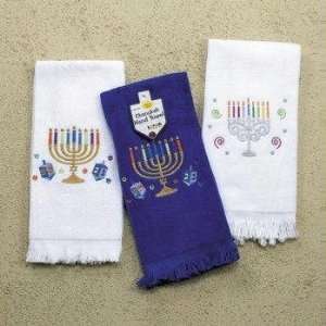  Chanukah Embroidered Hand Towels