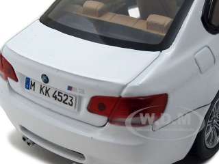 BMW M3 E92 COUPE WHITE 1:24 DIECAST MODEL CAR  