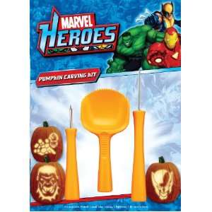  Paper Magic Group Pumpkin Carving Kit, Marvel Heroes: Toys 