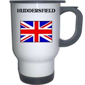  UK/England   HUDDERSFIELD White Stainless Steel Mug 