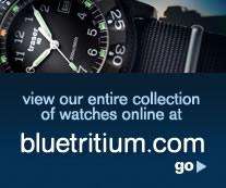 Traser H3 Big Date Pro Alarm BLUE Tritium Watch  