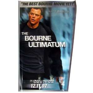    The Bourne Ultimatum (Plastic Window Stick On)