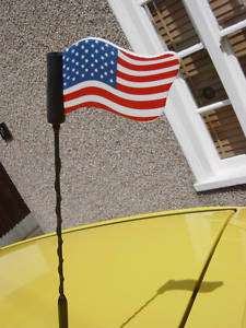 Stars & Stripes USA Car Van Aerial antenna flag Topper  