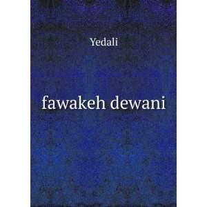  fawakeh dewani Yedali Books