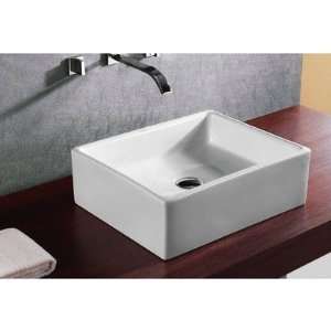  14.57 X 5.9 Rectangular Bathroom Vessel Sink