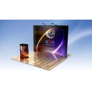  10 Foot Pop Up Display Trade Show Display Package (Curved 