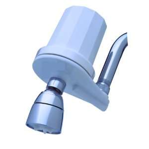  Shower Filter, White, w/ Replaceable Cartridge: Home 