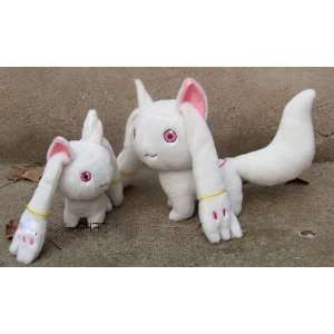   Madoka Magica Magic Kyubey Plush Toy Doll cosplay 20cm: Toys & Games